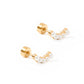 Screwback Stud Earrings - Abigail Pearl - LINNY CO WholesaleStuds