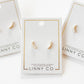 Screwback Stud Earrings - Abigail Pearl - LINNY CO WholesaleStuds