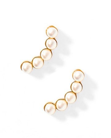 Screwback Stud Earrings - Abigail Pearl - LINNY CO WholesaleStuds