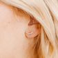 Screwback Stud Earrings - Abigail Sparkle Gold - LINNY CO WholesaleStuds