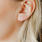 Screwback Stud Earrings - Abigail Sparkle Silver - LINNY CO WholesaleStuds
