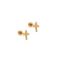 Screwback Stud Earrings - Airplane Gold - LINNY CO WholesaleStuds