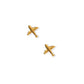 Screwback Stud Earrings - Airplane Gold - LINNY CO WholesaleStuds