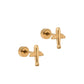 Screwback Stud Earrings - Airplane Gold - LINNY CO WholesaleStuds