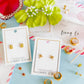 Screwback Stud Earrings - Airplane Gold - LINNY CO WholesaleStuds