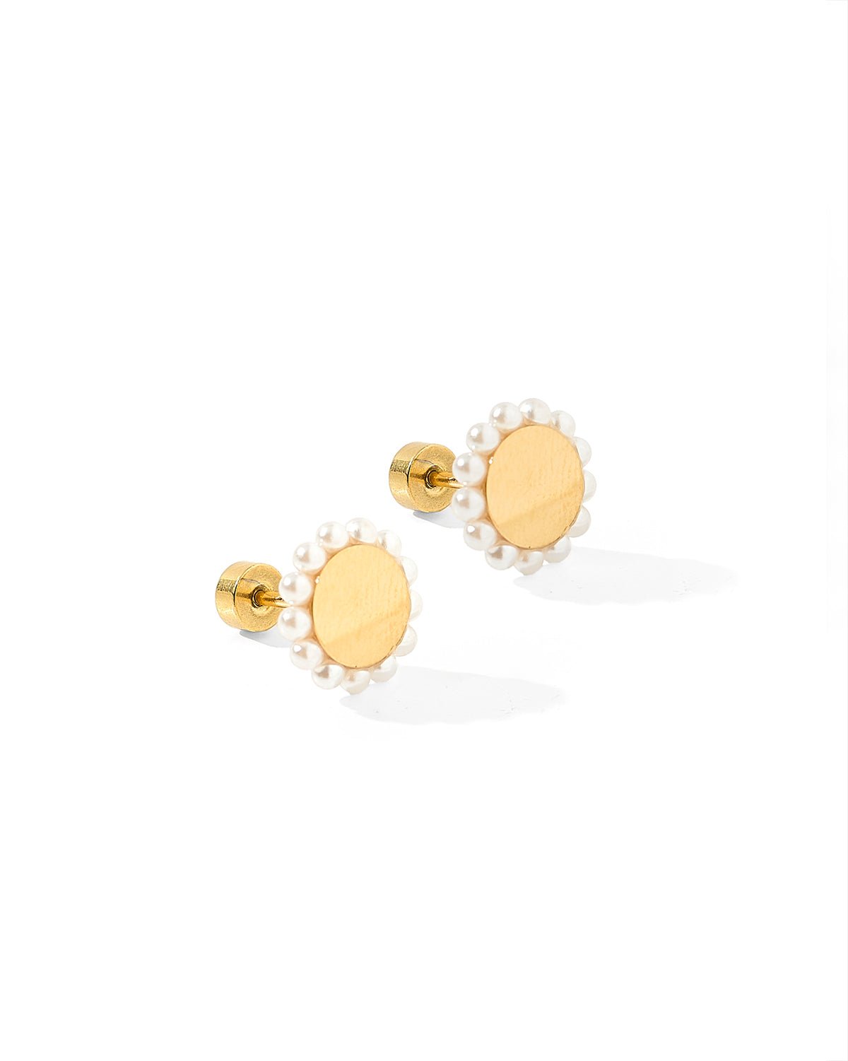 Screwback Stud Earrings - Alice Pearl - LINNY CO WholesaleStuds