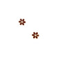 Screwback Stud Earrings - Alli Maroon - LINNY CO WholesaleStuds