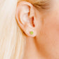 Screwback Stud Earrings - Alli Neon Green - LINNY CO WholesaleStuds