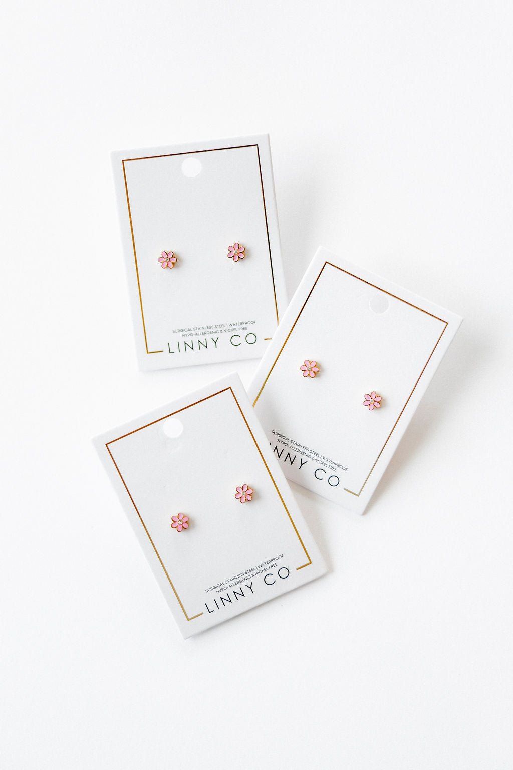 Screwback Stud Earrings - Alli Pink - LINNY CO WholesaleStuds