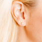 Screwback Stud Earrings - Alli White - LINNY CO WholesaleStuds