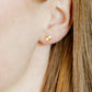 Screwback Stud Earrings - Andrea Heart - LINNY CO WholesaleStuds