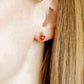 Screwback Stud Earrings - Apple - LINNY CO WholesaleStuds