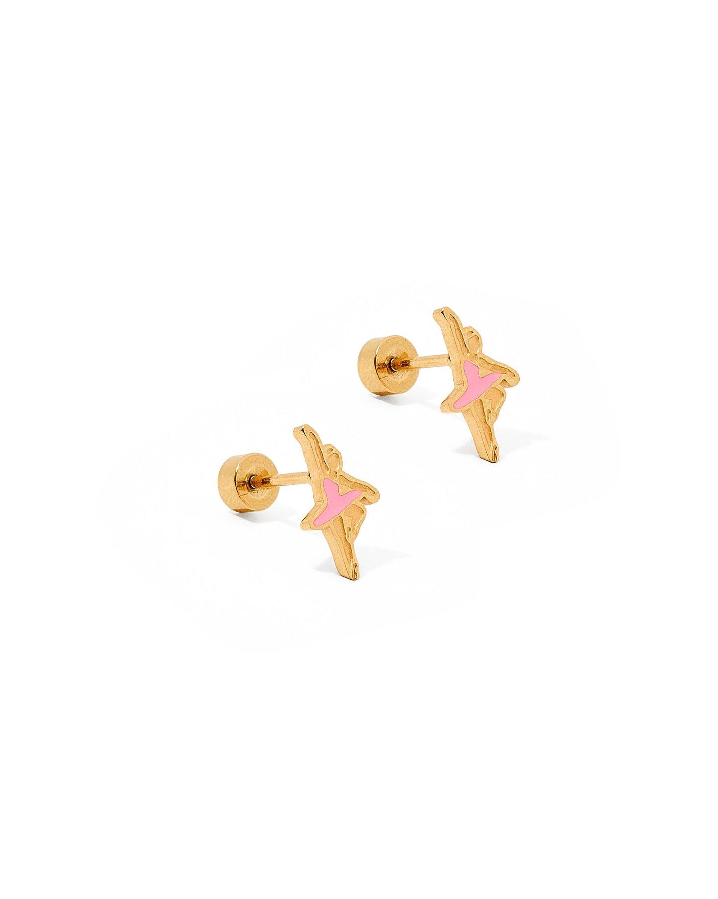 Screwback Stud Earrings - Ballerina - LINNY CO WholesaleStuds