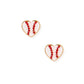 Screwback Stud Earrings - Baseball Gold - LINNY CO WholesaleStuds