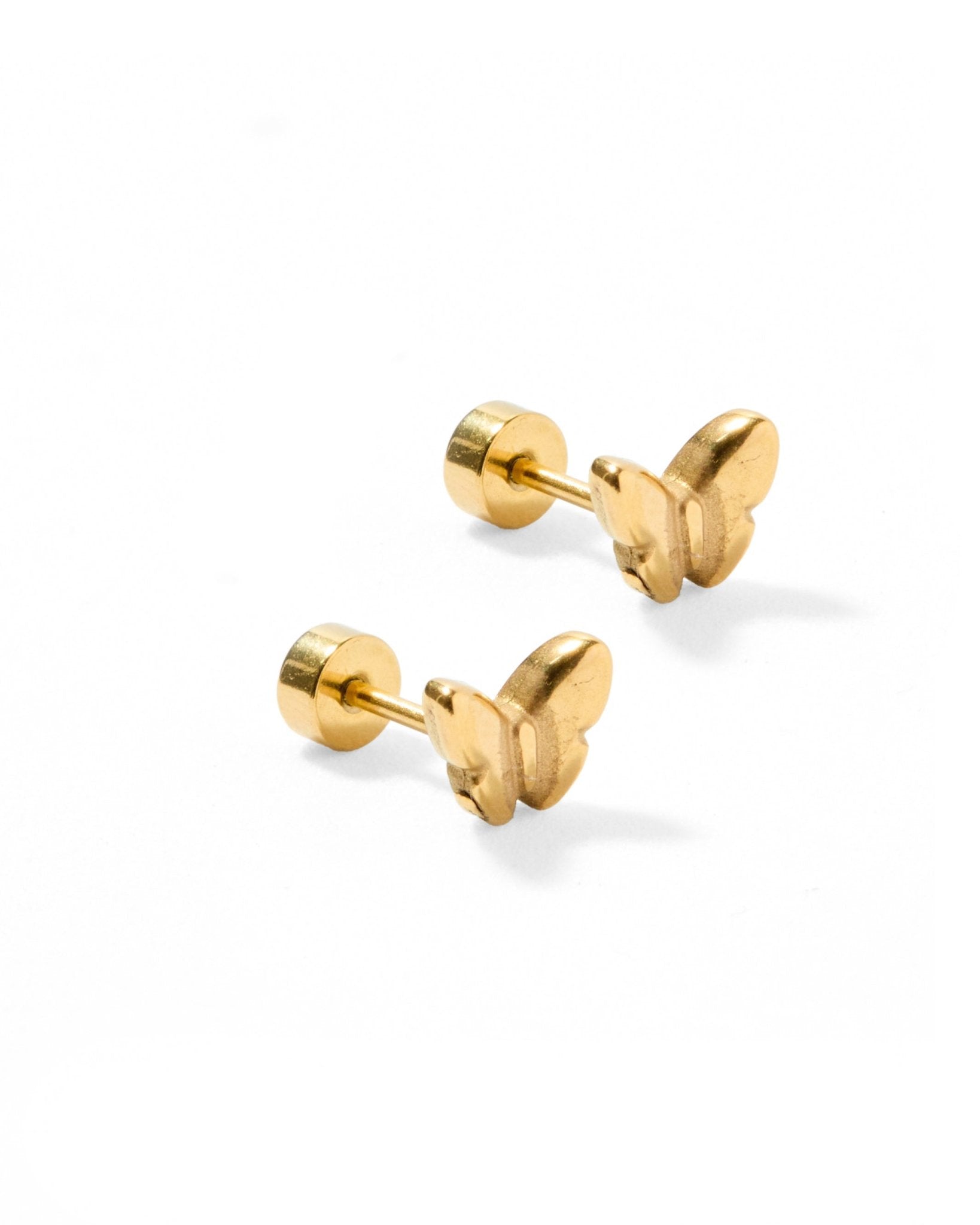 Screwback Stud Earrings - Bella Butterfly - LINNY CO WholesaleStuds