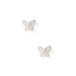 Screwback Stud Earrings - Billie Butterfly Silver - LINNY CO WholesaleStuds