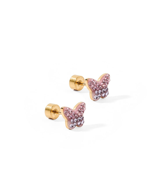 Screwback Stud Earrings - Bindi Butterfly - LINNY CO WholesaleStuds