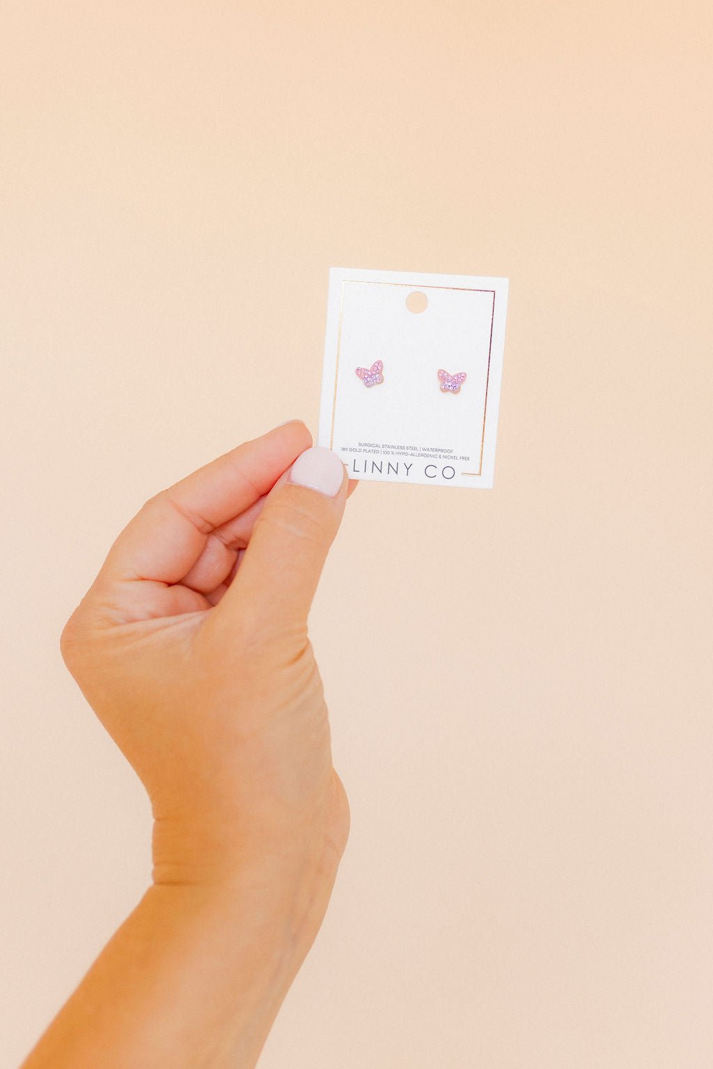 Screwback Stud Earrings - Bindi Butterfly - LINNY CO WholesaleStuds
