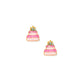 Screwback Stud Earrings - Birthday Cake - LINNY CO WholesaleStuds
