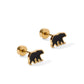 Screwback Stud Earrings - Black Bear - LINNY CO WholesaleStuds