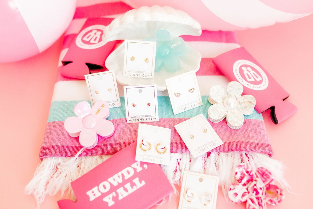 Screwback Stud Earrings - Blakely Butterfly - LINNY CO WholesaleStuds