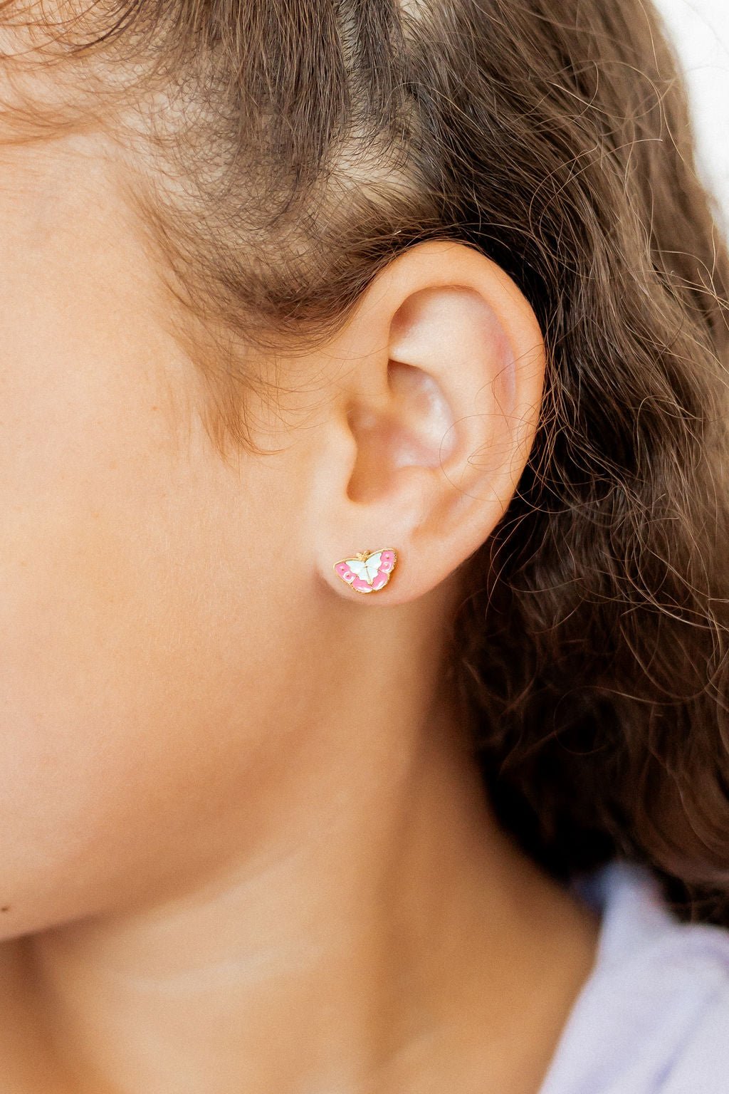 Screwback Stud Earrings - Blakely Butterfly - LINNY CO WholesaleStuds