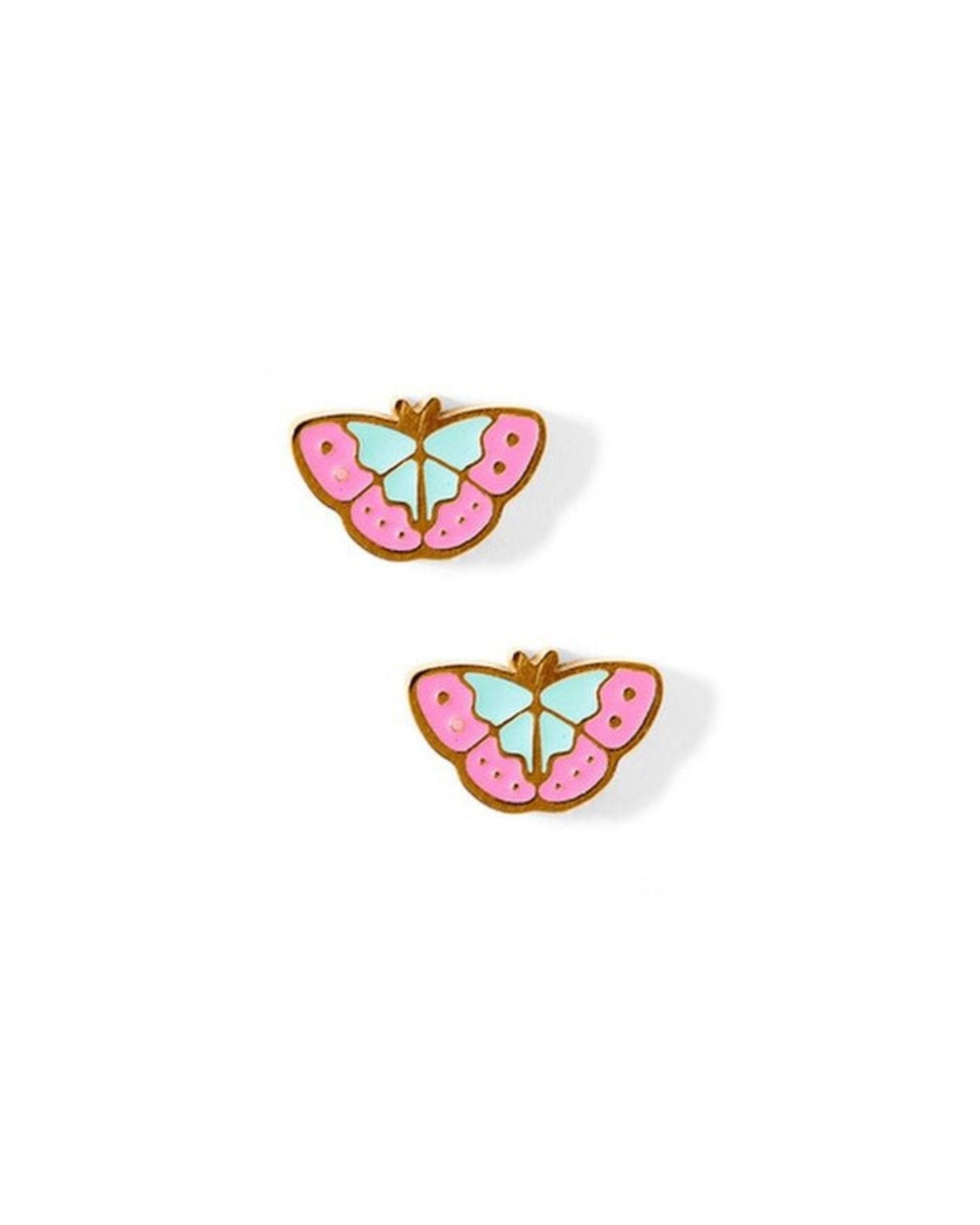 Screwback Stud Earrings - Blakely Butterfly - LINNY CO WholesaleStuds