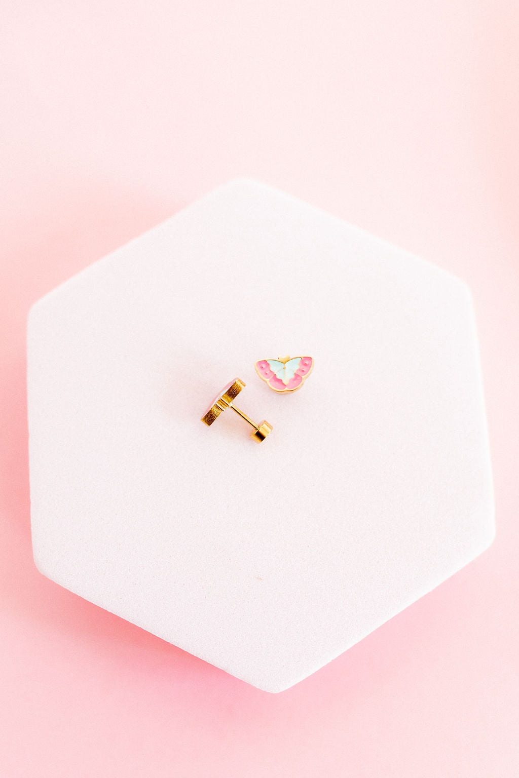Screwback Stud Earrings - Blakely Butterfly - LINNY CO WholesaleStuds