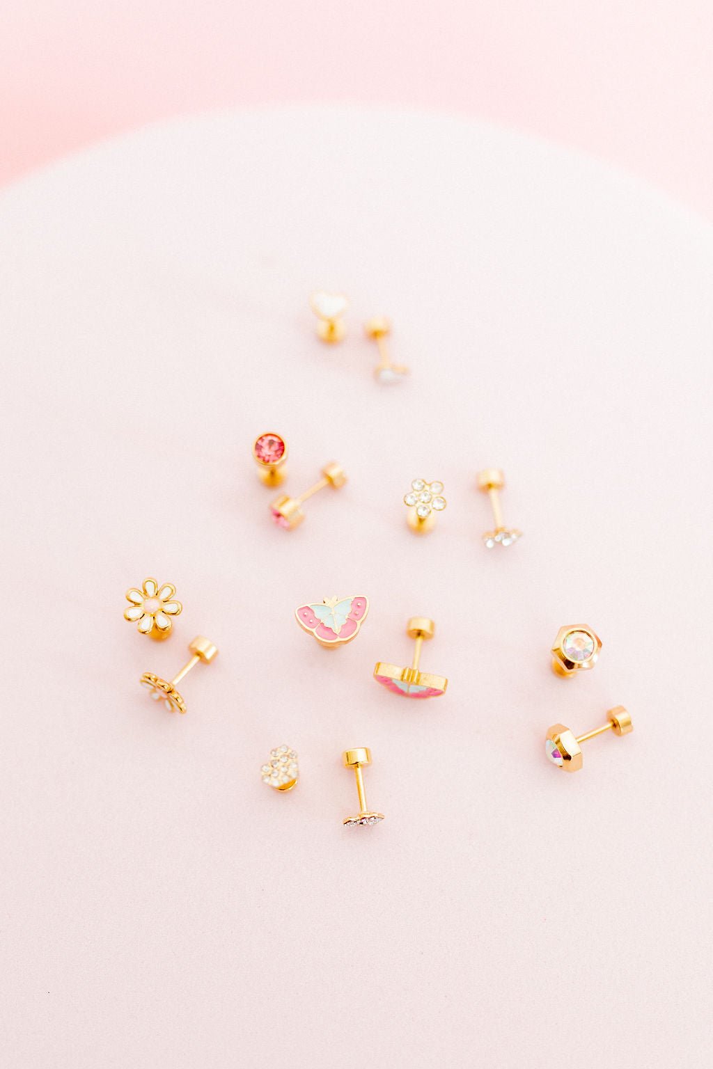 Screwback Stud Earrings - Blakely Butterfly - LINNY CO WholesaleStuds