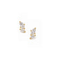 Screwback Stud Earrings - Bonnie CZ Gold - LINNY CO WholesaleStuds