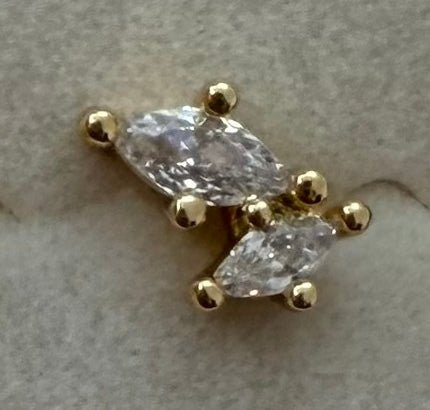 Screwback Stud Earrings - Bonnie Gold - LINNY CO WholesaleStuds