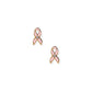 Screwback Stud Earrings - Breast Cancer Ribbon - LINNY CO WholesaleStuds