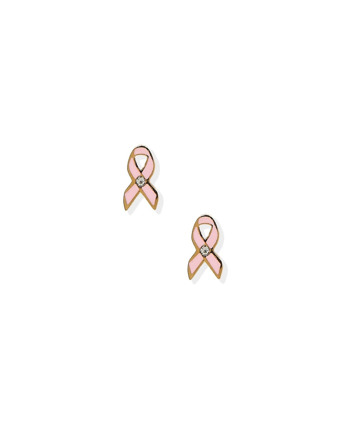 Screwback Stud Earrings - Breast Cancer Ribbon - LINNY CO WholesaleStuds