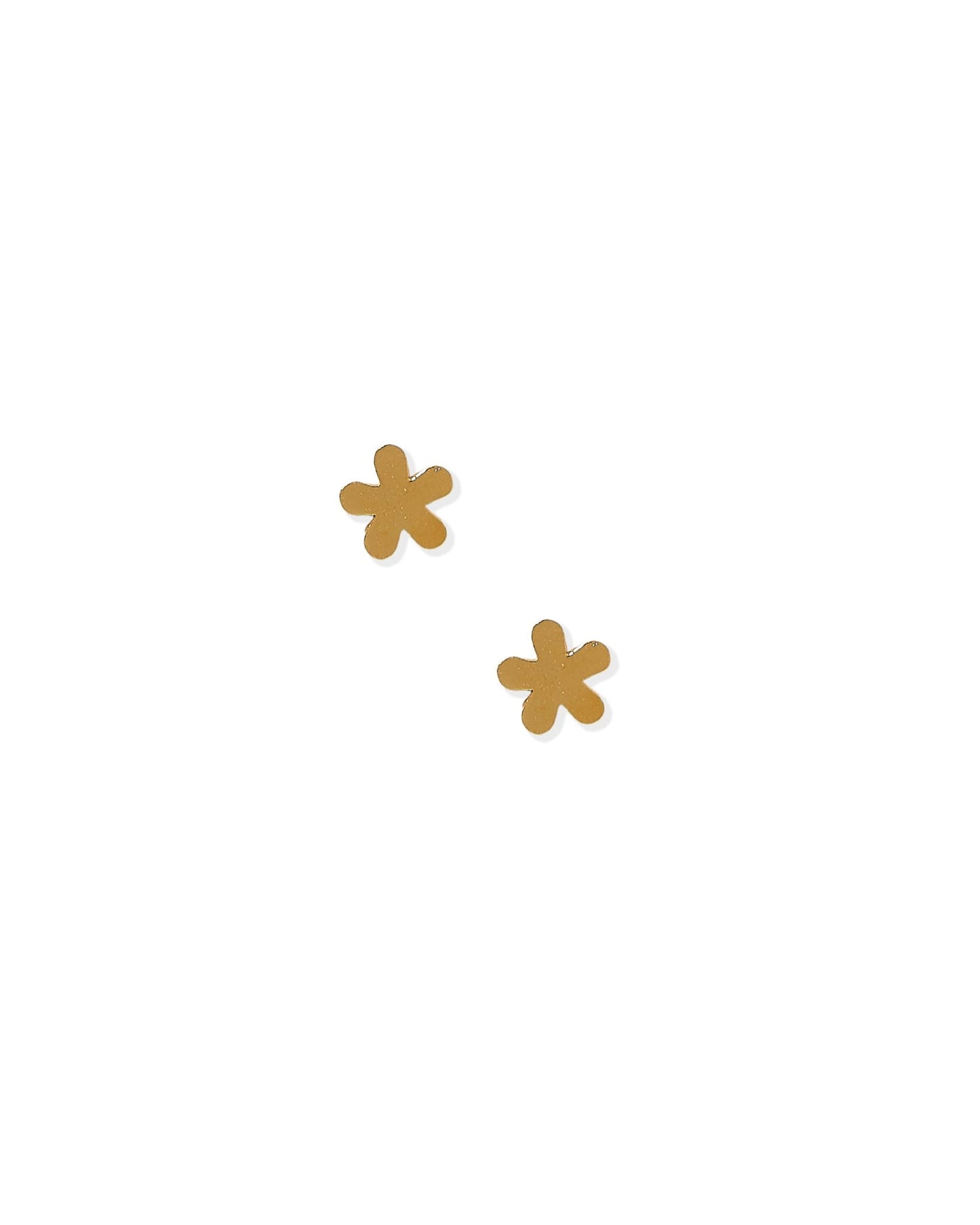 Screwback Stud Earrings - Briar Flower Gold - LINNY CO WholesaleStuds
