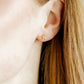 Screwback Stud Earrings - Briar Flower Gold - LINNY CO WholesaleStuds