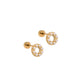 Screwback Stud Earrings - Brinley Pearl - LINNY CO WholesaleStuds
