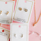Screwback Stud Earrings - Brinley Pearl - LINNY CO WholesaleStuds
