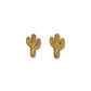 Screwback Stud Earrings - Cactus Gold - LINNY CO WholesaleStuds