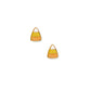 Screwback Stud Earrings - Candy Corn - LINNY CO WholesaleStuds