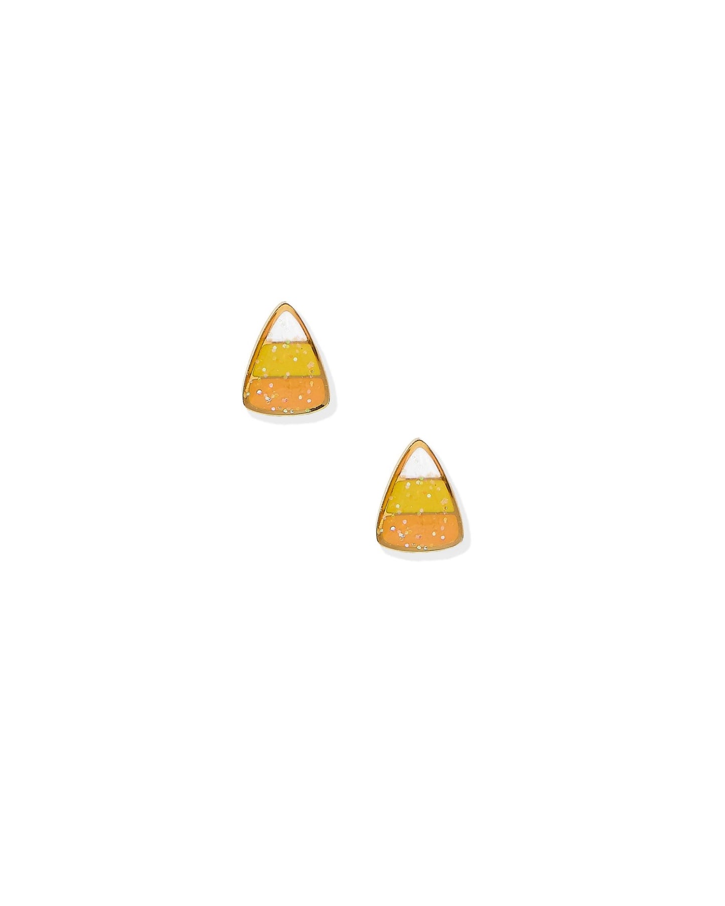 Screwback Stud Earrings - Candy Corn - LINNY CO WholesaleStuds