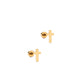 Screwback Stud Earrings - Catherine Cross Gold - LINNY CO WholesaleStuds