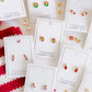 Screwback Stud Earrings - Chandler Ornament - LINNY CO WholesaleStuds