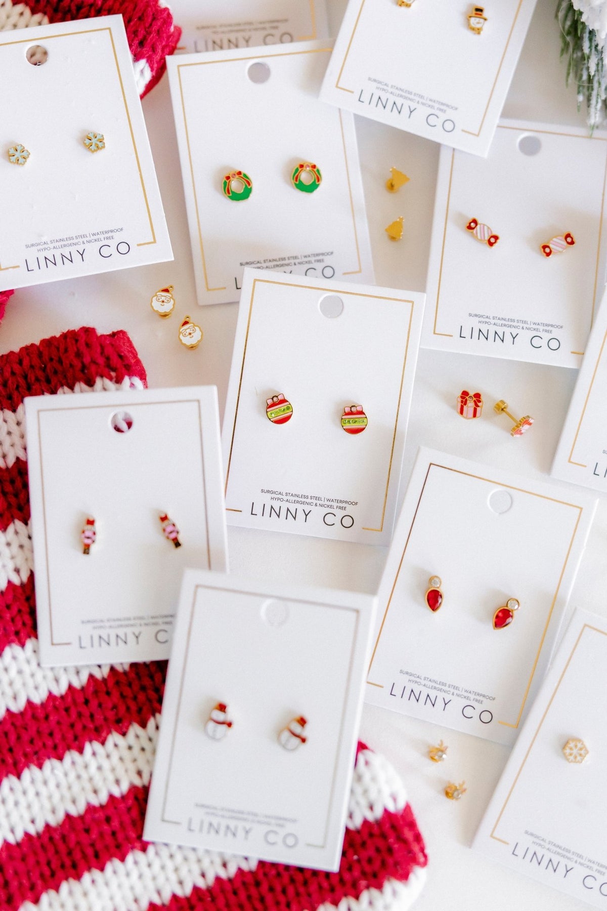 Screwback Stud Earrings - Chandler Ornament - LINNY CO WholesaleStuds
