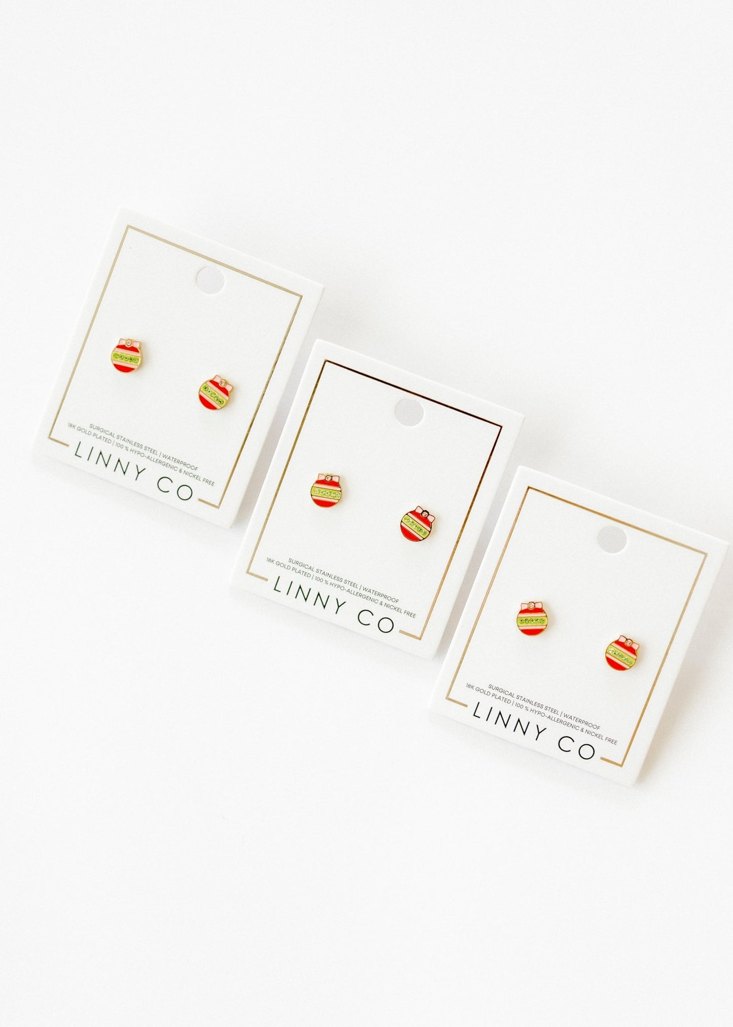 Screwback Stud Earrings - Chandler Ornament - LINNY CO WholesaleStuds