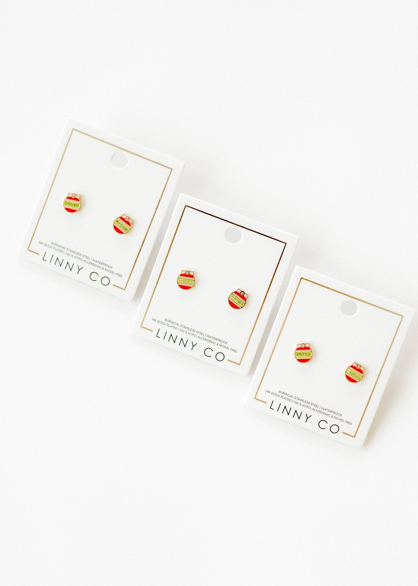 Screwback Stud Earrings - Chandler Ornament - LINNY CO WholesaleStuds