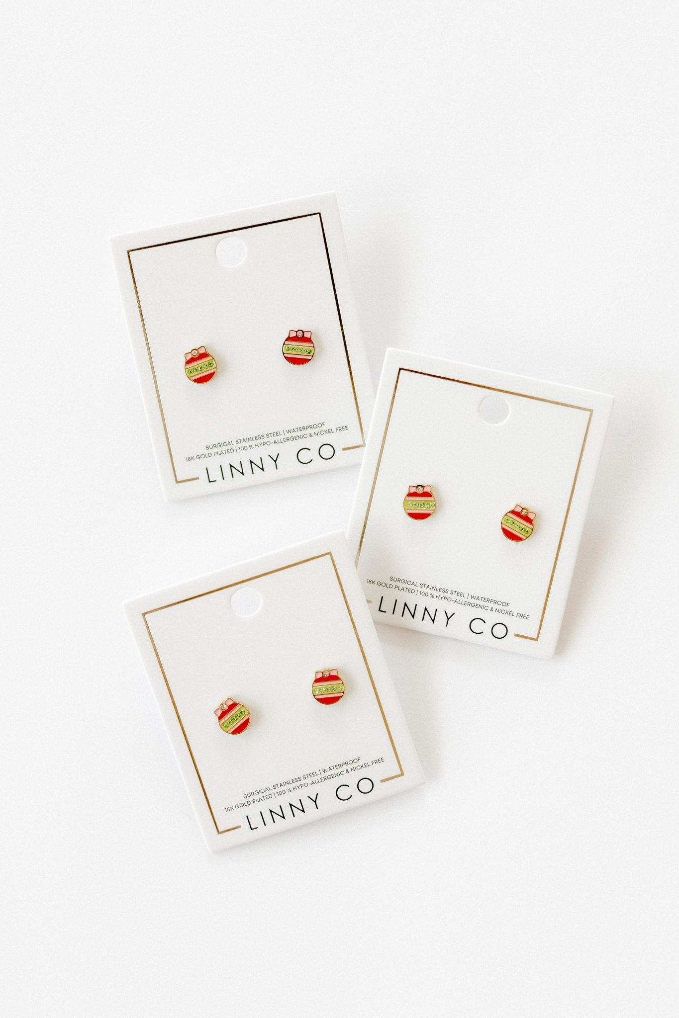 Screwback Stud Earrings - Chandler Ornament - LINNY CO WholesaleStuds