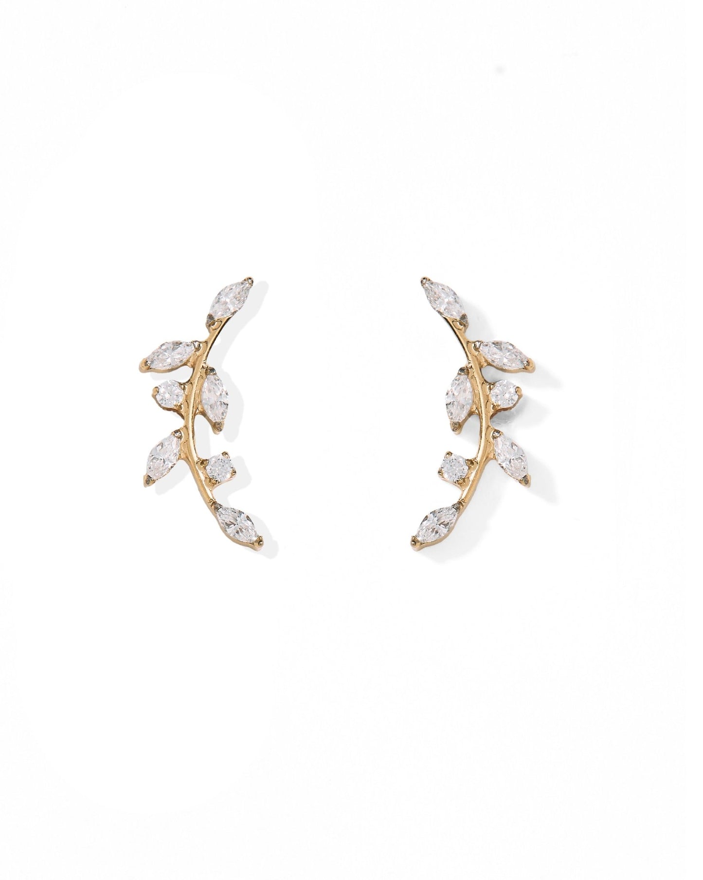 Screwback Stud Earrings - Chloe Climber Gold - LINNY CO Wholesale