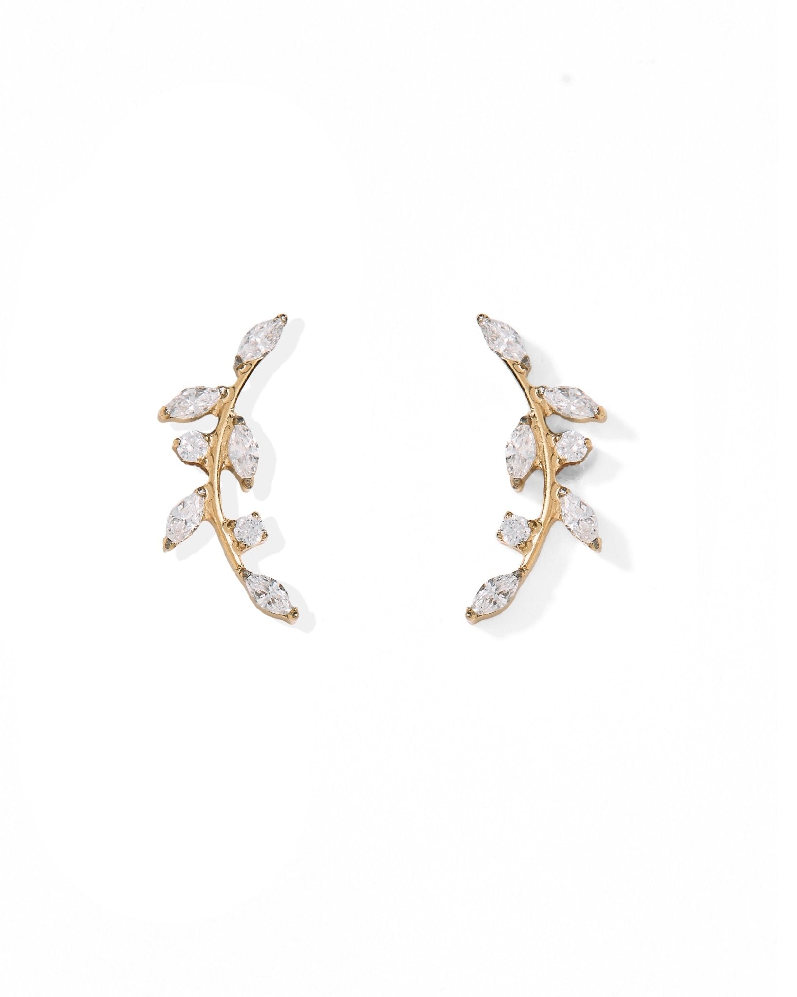 Screwback Stud Earrings - Chloe Climber Gold - LINNY CO Wholesale