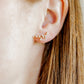 Screwback Stud Earrings - Chloe Climber Gold - LINNY CO Wholesale