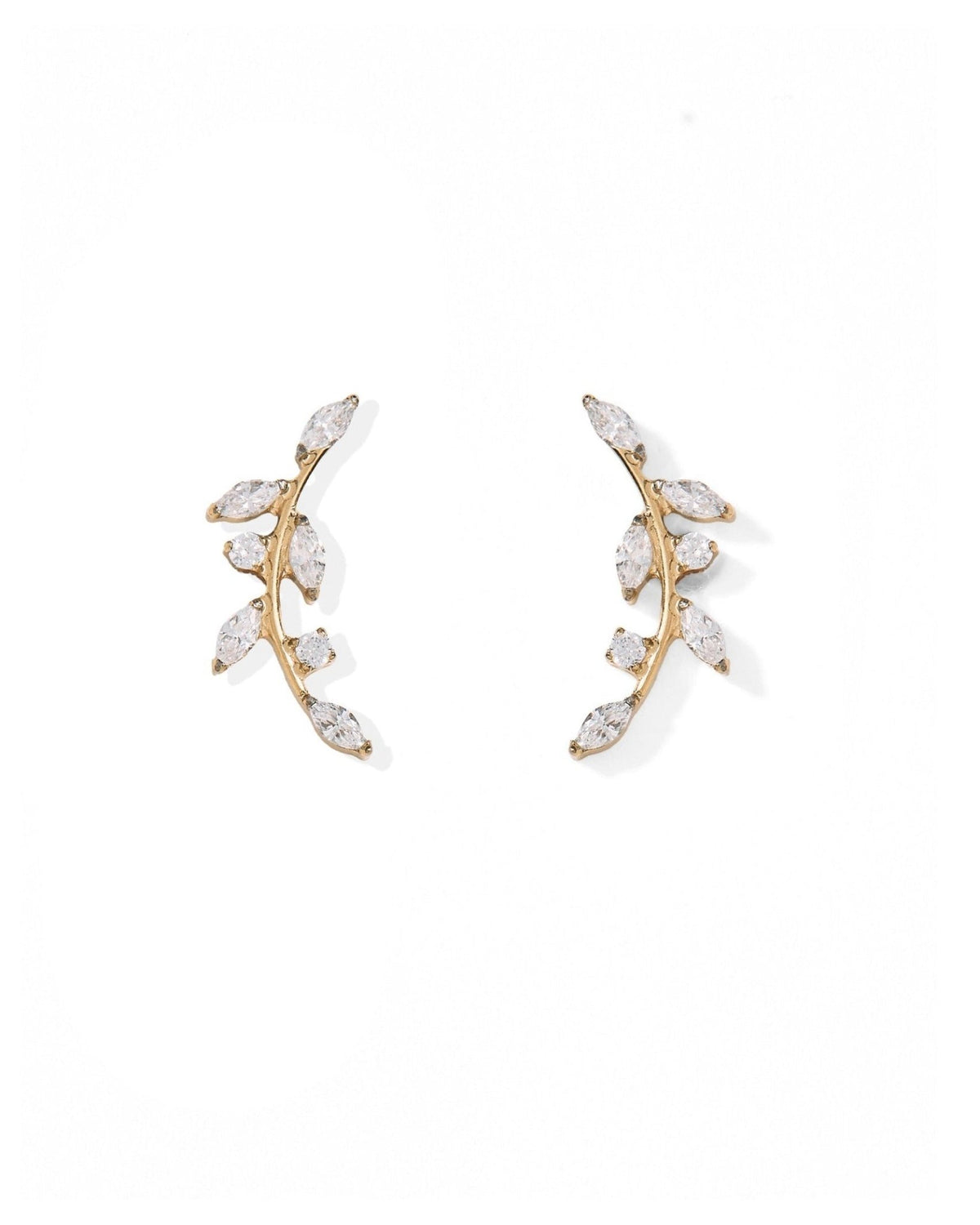 Screwback Stud Earrings - Chloe Climber Gold - LINNY CO WholesaleStud